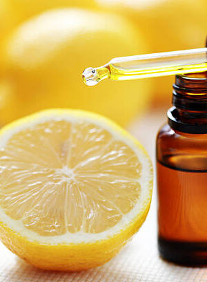 Lemon essential oil beauty treatment